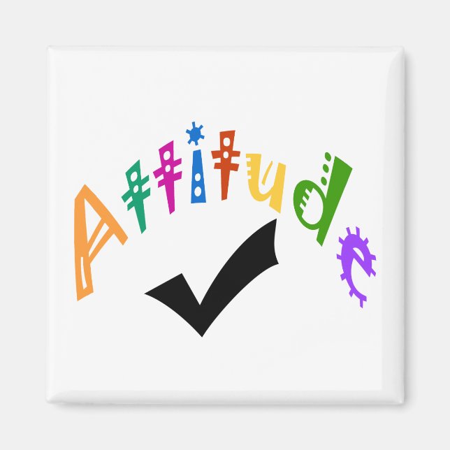 Imán de comprobación de actitud (Frente)