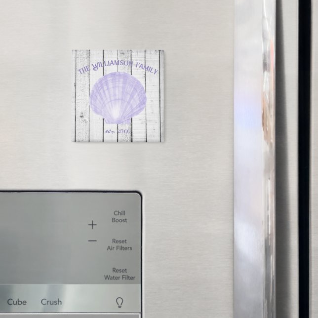 Imán de concha de vieira morada (In situ (nevera))