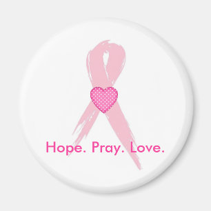 Imán de Conciencia del Cáncer de Seno Hope.Pray. L