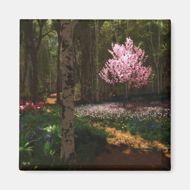 imán de concierto de cerezo (Frente)