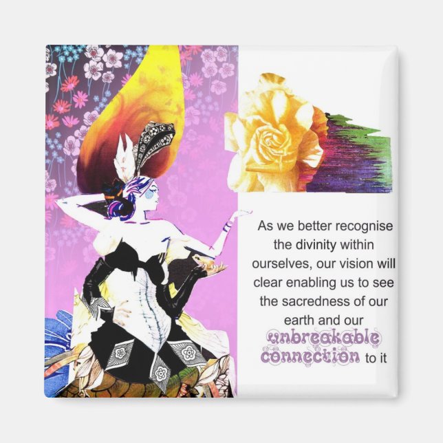 Imán de Conexión Sostenible, Rebecca Tedder (Frente)