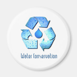 Imán de conservación del agua