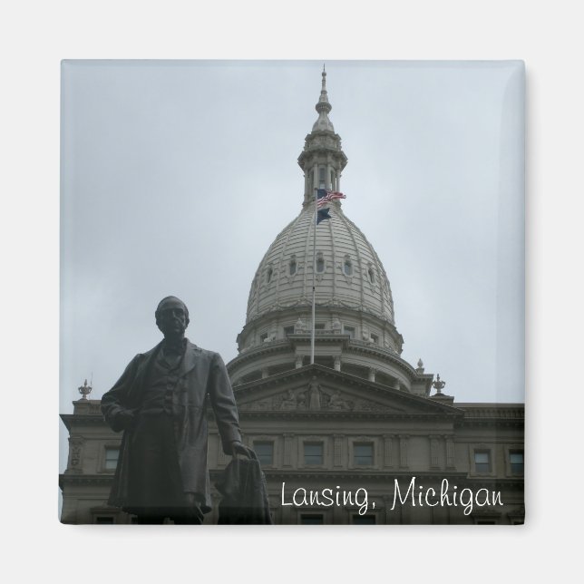 Imán de construcción del Capitolio de Landing (Frente)