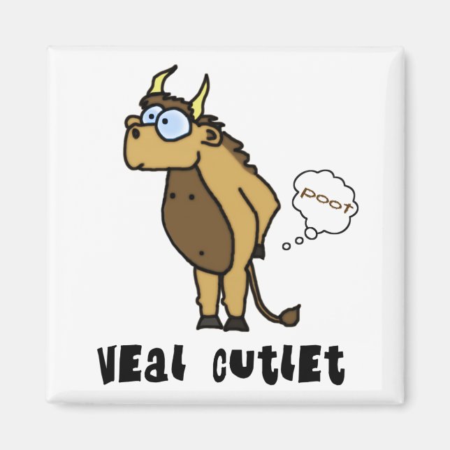 Imán de corte de ternera (Frente)