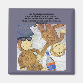 Imán de cotización de mono