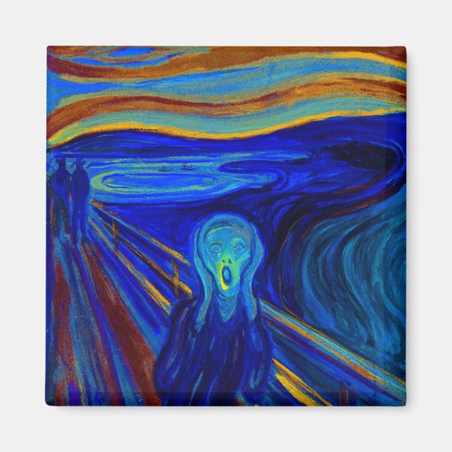 Imán de crema azul (Frente)