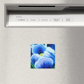 Imán de Crocus Azul