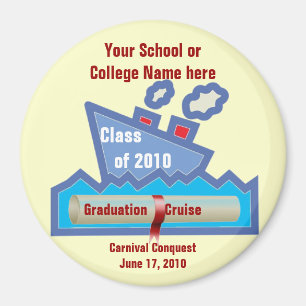 Imán de crucero de graduación - GRANDE