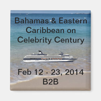 Imán de crucero de las Bahamas