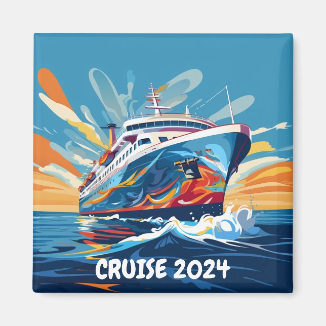Imán de crucero personalizado (Frente)