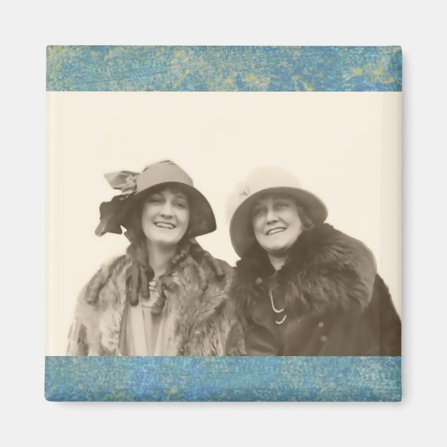 Imán de cualidades vintage (Frente)