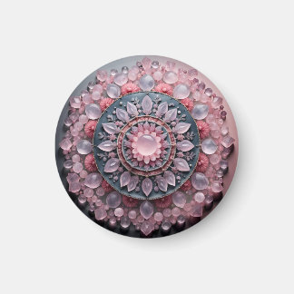 Imán de Cuarzo Rosa