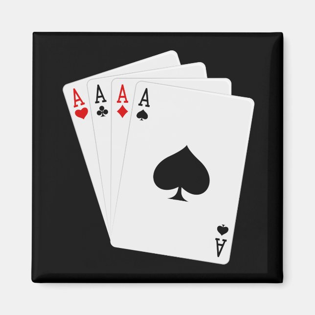 Imán de cuatro Aces (Frente)