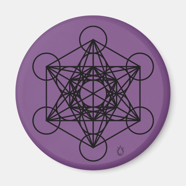 imán de cubos de Metatron (Frente)
