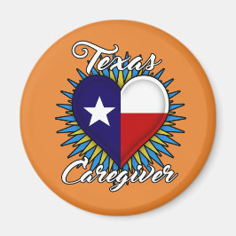 imán de Cuidados de Texas (antecedentes de naranja