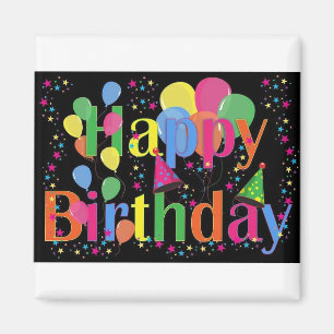 Imán 🎂 de cumpleaños feliz