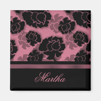 Imán de Decadencia Floral Grungía, Rosa