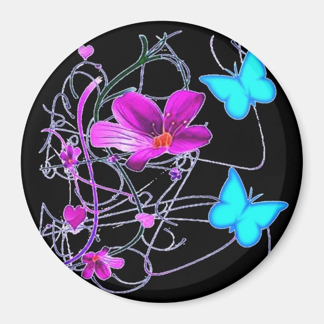 Imán de Deco Floral (Frente)