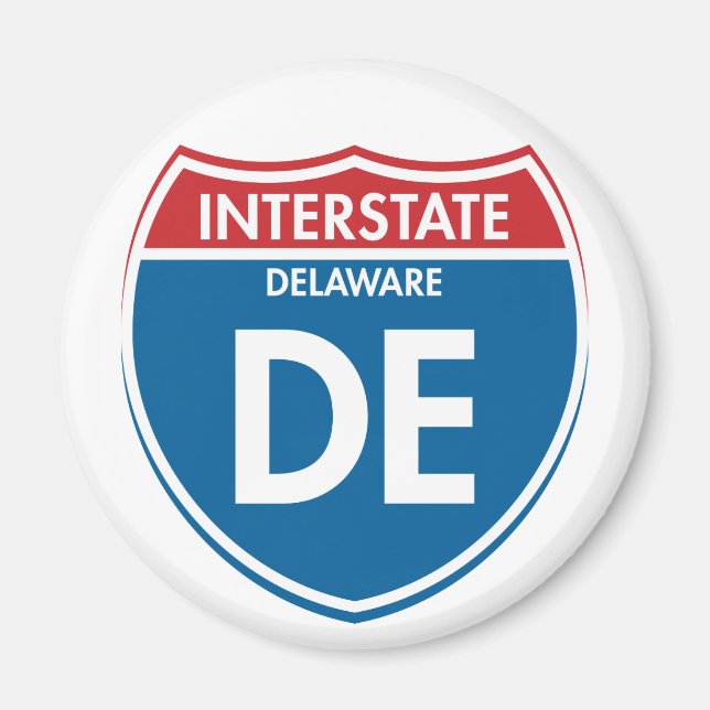 Imán De Delaware Interstate (Frente)