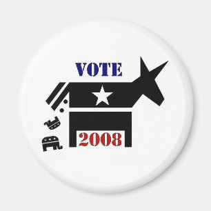IMÁN DE DEMÓCRATA DEL VOTO EN 2008