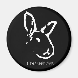 Imán de desaprobación de los conejos