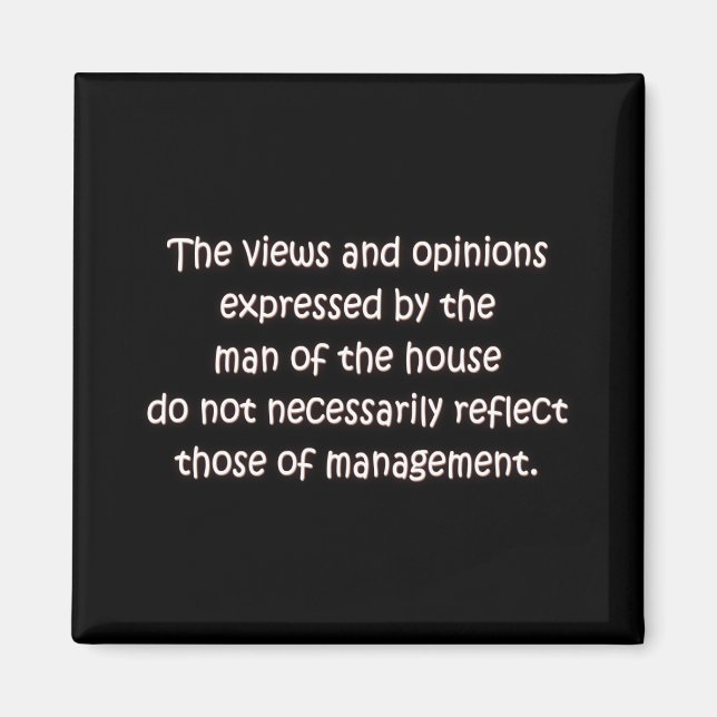 Imán de descargo de responsabilidad (Frente)