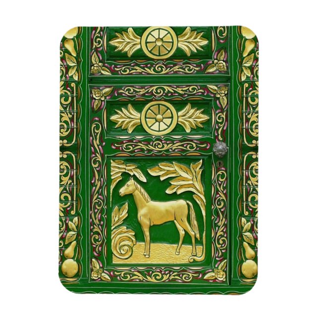 Imán de detalles de puerta gitana (Vertical)