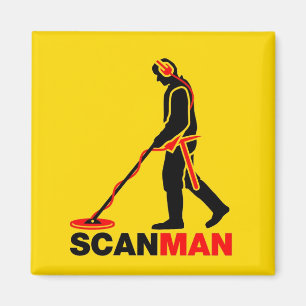 Imán de detección metalizado