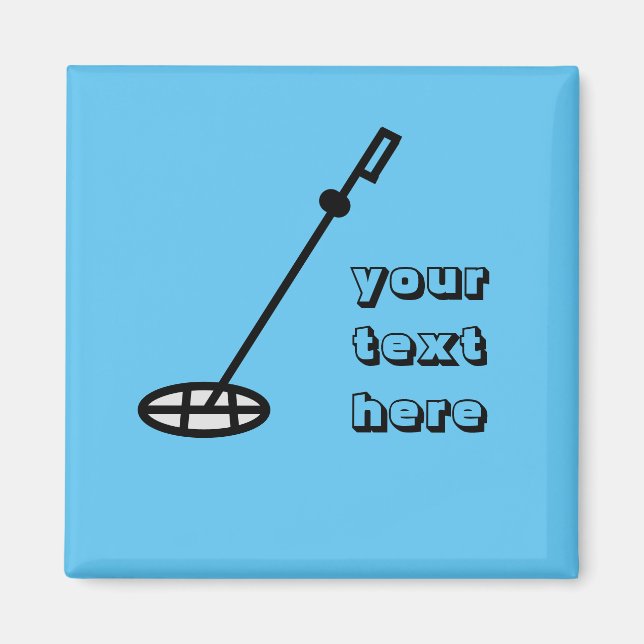 Imán de detección metalizado (Frente)