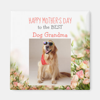 Imán de Día de la Madre de Perro a Abuela Perro