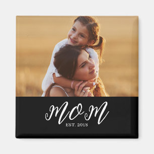 Imán de Día de la Madre Establecido por Mamá con F