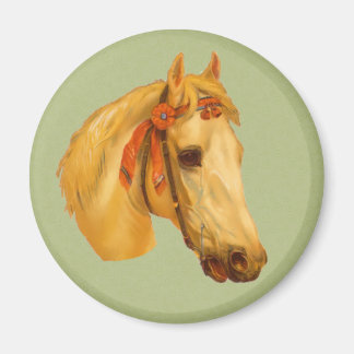 Imán de dibujo de la cabeza del caballo de arte de