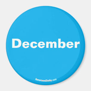 imán de diciembre