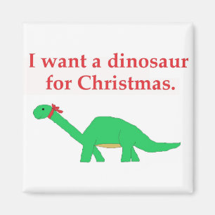 imán de dinosaurios navidades