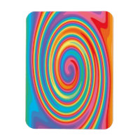 Imán de diseño de molinillo colorido