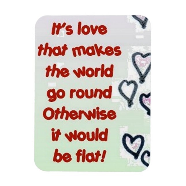 imán de diversión de ronda de amor (Vertical)