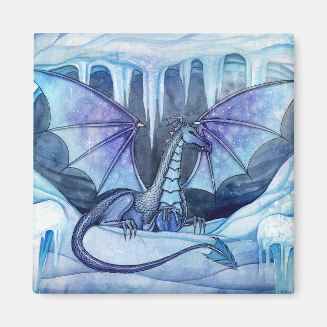 Imán de Dragón de Hielo (Frente)