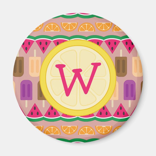 imán de dulces de verano (Frente)