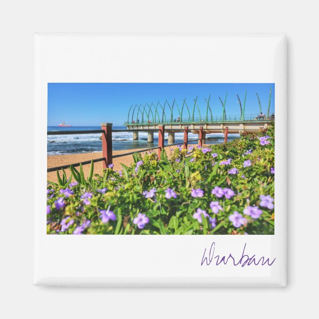 Imán de Durban Pier Ocean Sudáfrica (Frente)