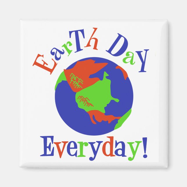 Imán de Earthday (Frente)