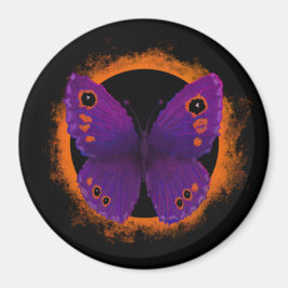 Imán de Eclipse Soular de Mariposa