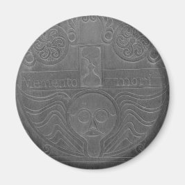 Imán de efigie alada Momento Mori