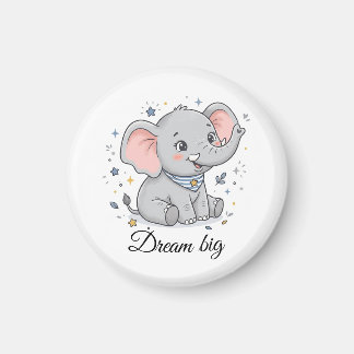 Imán de elefante lindo