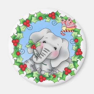 Imán de Elsie de la alegría del navidad de