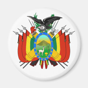 imán de emblema bolivia