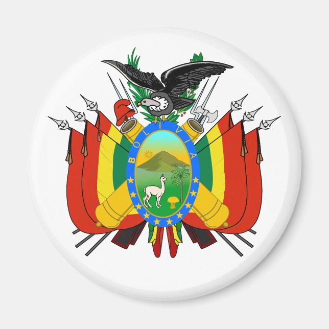 imán de emblema bolivia (Frente)