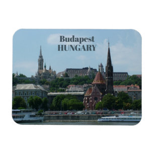 Imán de encargo 2 del texto de Budapest
