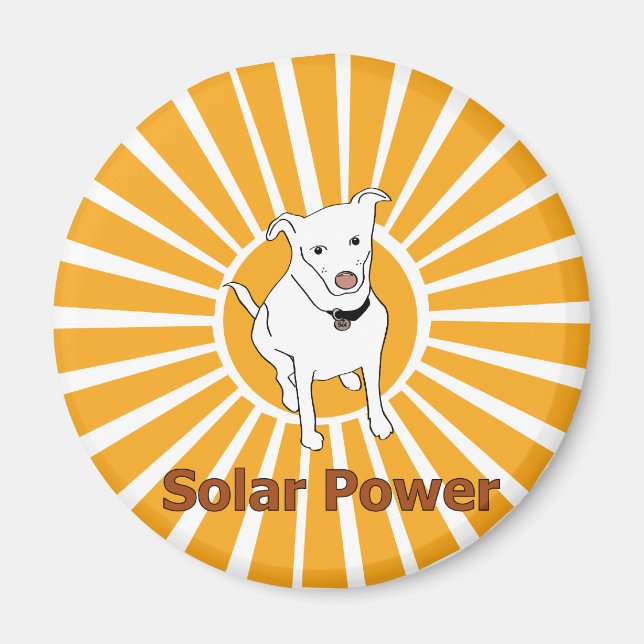 Imán de energía solar (Frente)