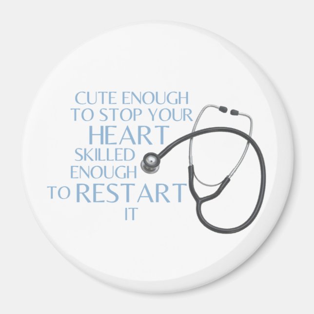 Imán de enfermería masculina (Frente)