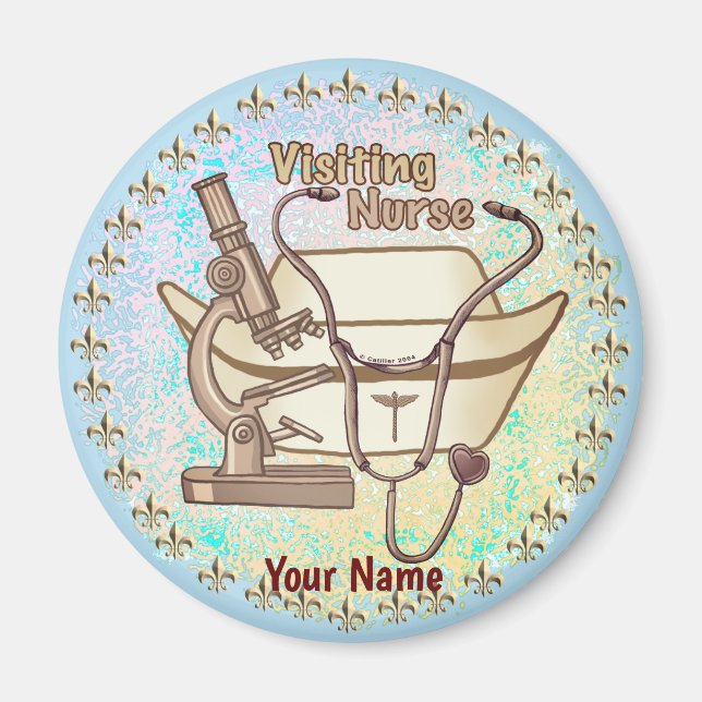 imán de enfermería visitante de Guay (Frente)